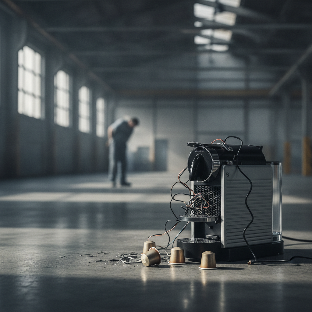 Illustration of Beaucoup trop de concurrence dans les capsules? Nespresso annonce jusqu'à 178 suppressions de postes en France et la fermeture à venir de son site de Lyon