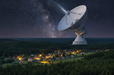 Illustration of Green Bank - La ville « sans ondes » qui écoute l'univers - Korben