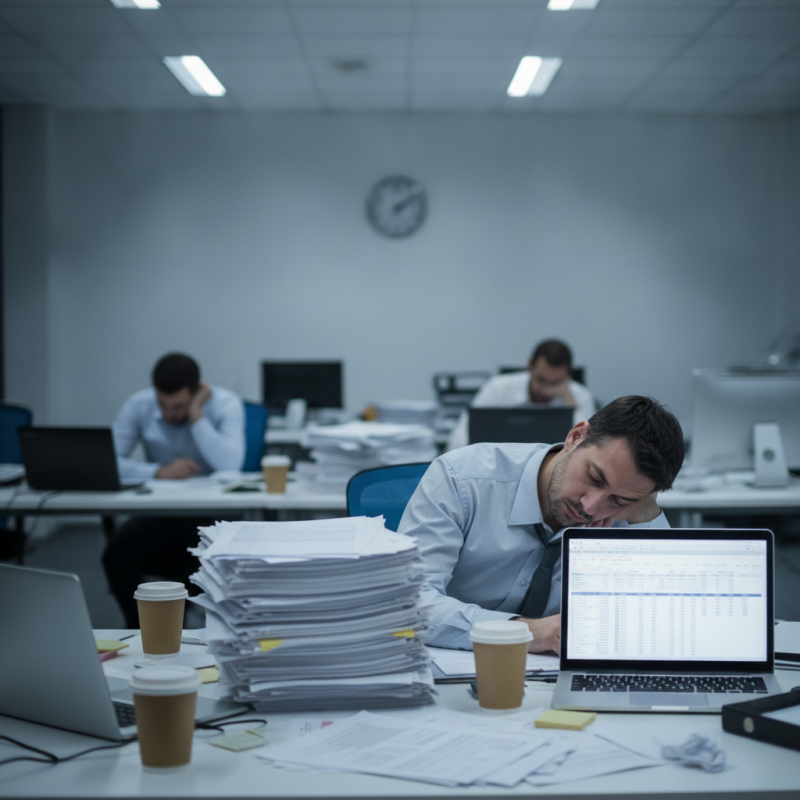 Illustration of Le présentéisme au travail nuit-il à la productivité ?
