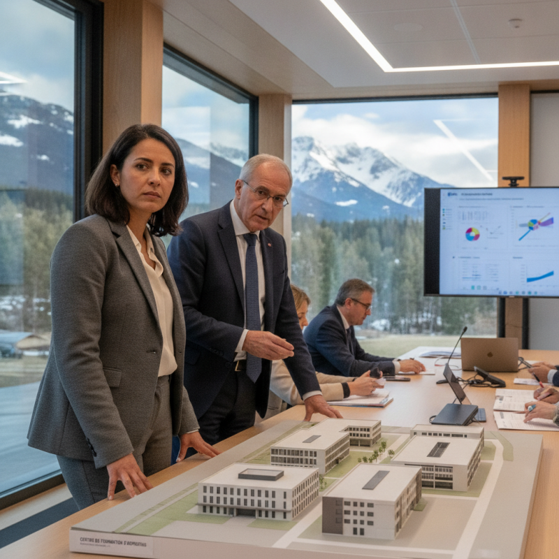 Illustration of Sabrina Roubache dans le Jura : le vice-président à l’apprentissage reste inquiet pour les CFA de sa région - Centre Inffo
