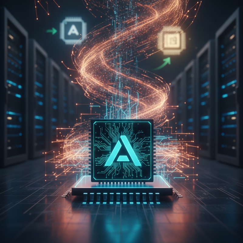 Illustration of Amazon espère concurrencer Nvidia plus directement en vendant ses puces IA