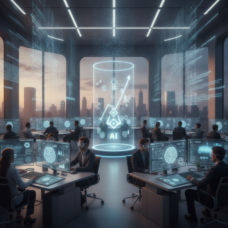 Illustration of Les entreprises « AI-pilled » dépensent 7 500 $ par employé chaque mois pour l'IA