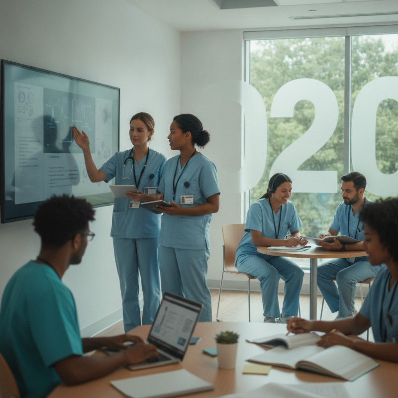 Illustration of Un agent de la fonction publique hospitalière sur deux a bénéficié d’une formation en 2025 - Centre Inffo