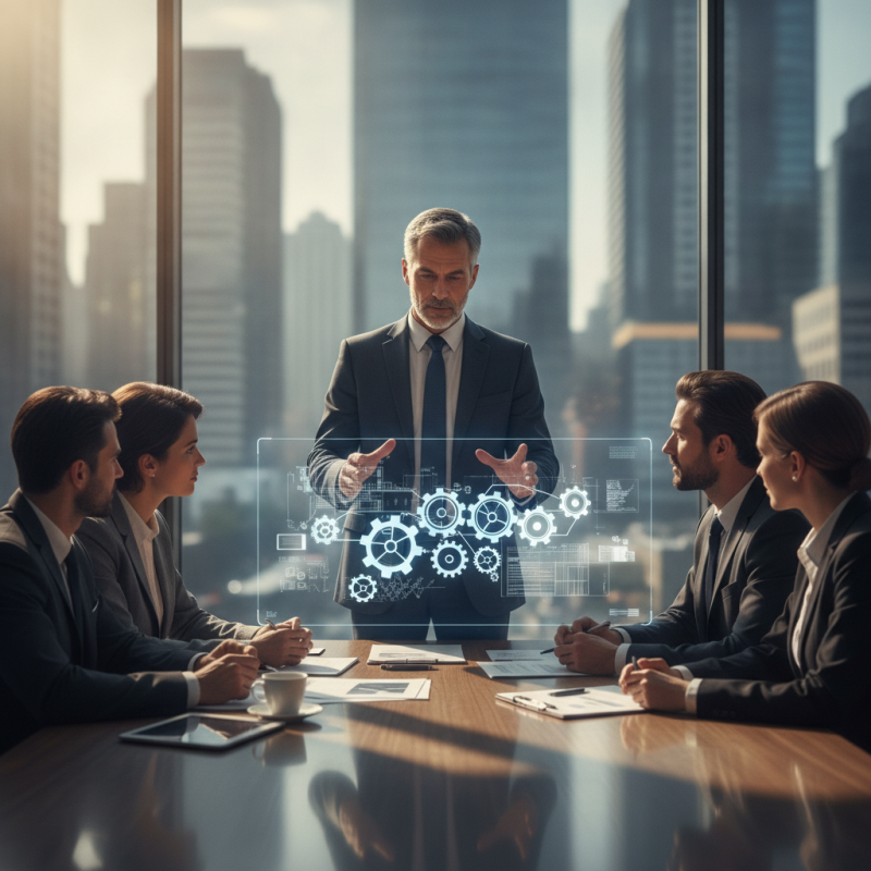Illustration of Directeur général de transition : piloter le changement avec expertise