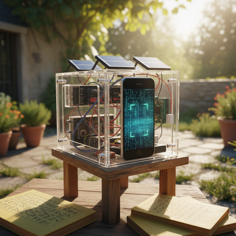 Illustration of Il a transformé un vieil iPhone 8 en serveur OCR alimenté au soleil - Korben
