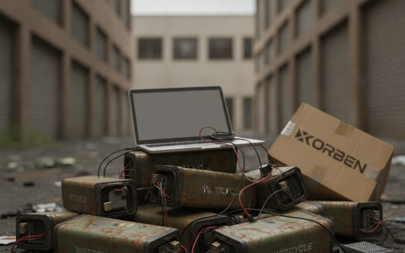 Illustration of Wattcycle dégrade ses batteries en douce une fois les tests YouTube passés - Korben