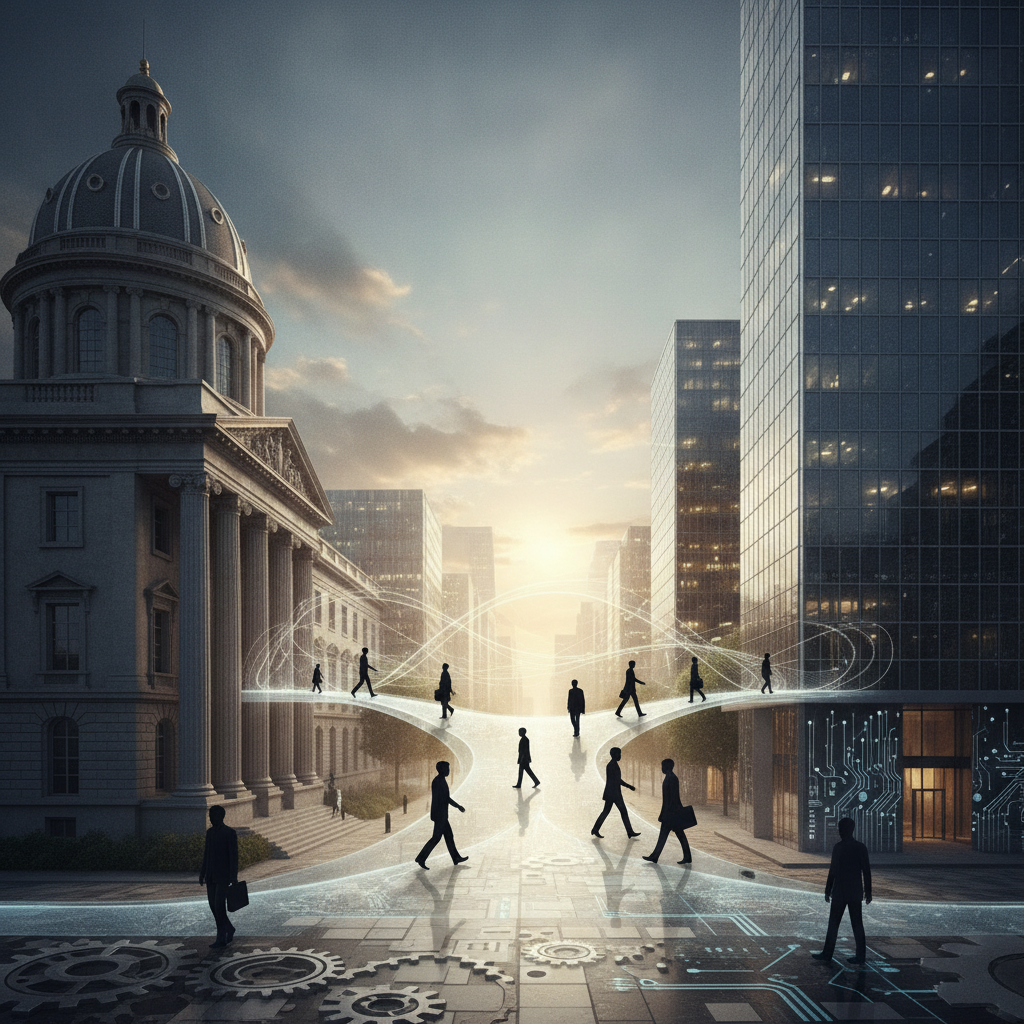 Illustration of Le cumul d’activités et les passages entre les secteurs public et privé | Le portail de la fonction publique