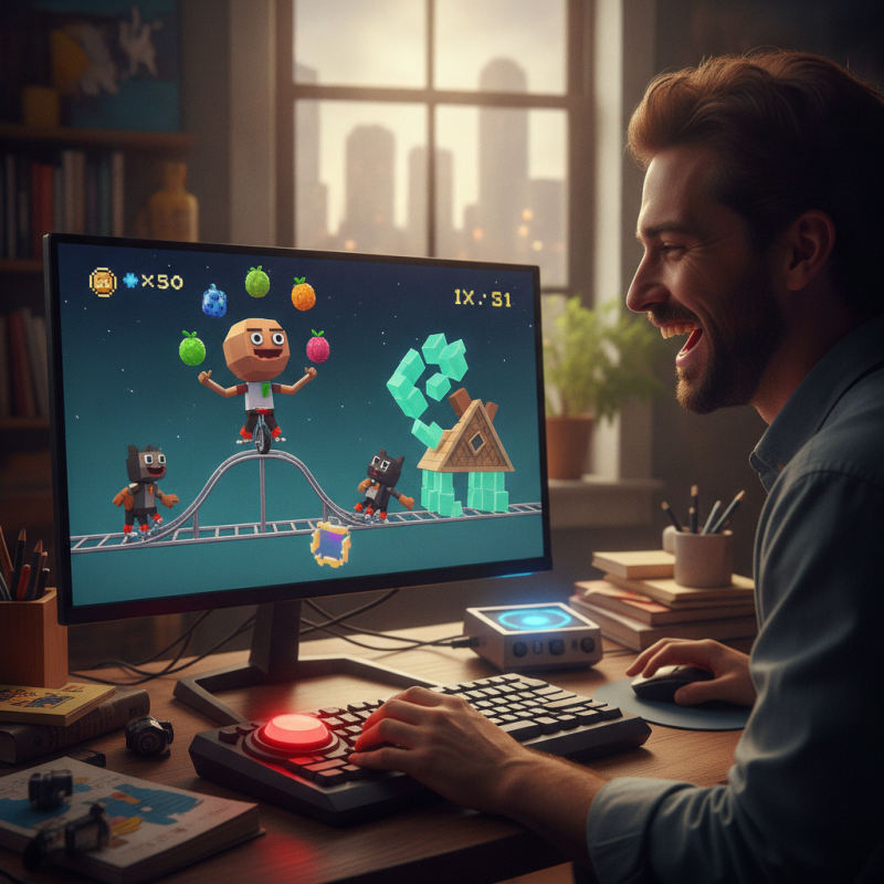 Illustration of Fable 5 d'Anthropic peut créer des jeux vidéo étrangement amusants en un clic
