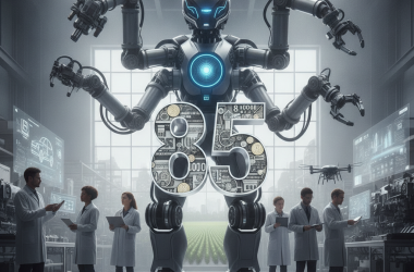 Illustration of Theker vient de lever 85 millions de dollars pour construire le robot industriel qui ne se spécialise pas dans une tâche
