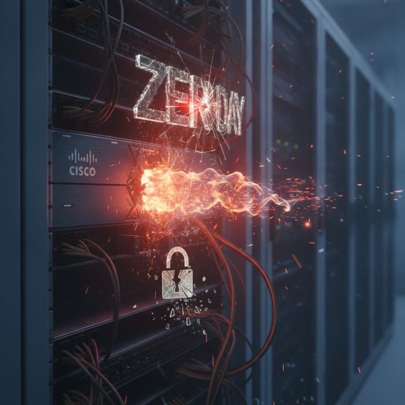 Illustration of Encore un zero-day chez Cisco, exploité en ce moment même et toujours sans correctif - Korben