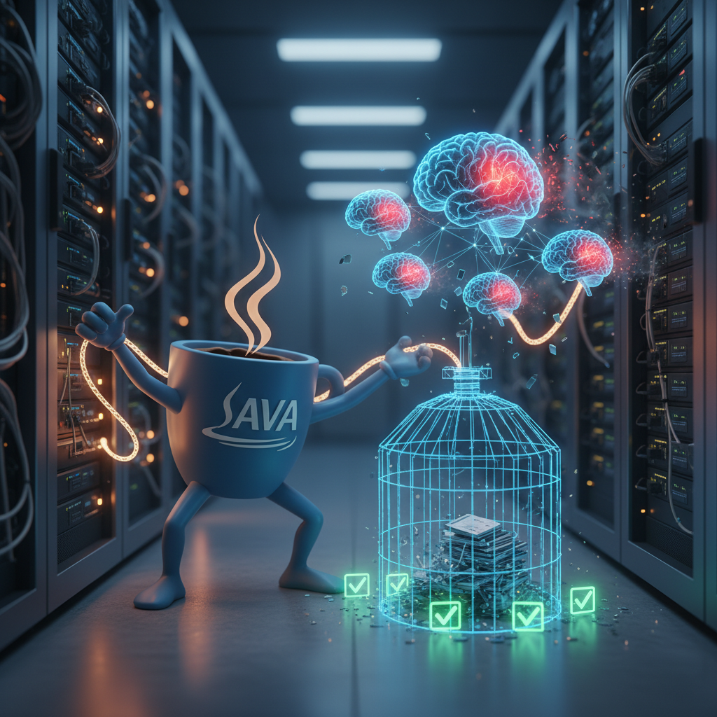 Illustration of Une bibliothèque Java a tenté de piéger les IA codeuses pour qu'elles effacent vos tests, et ça a failli marcher - Korben