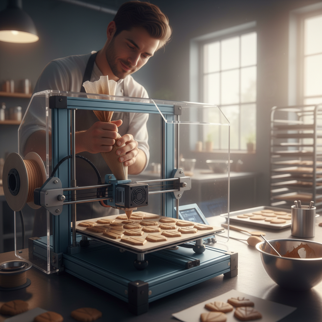 Illustration of Il cuit des cookies avec son imprimante 3D - Korben