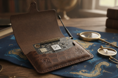 Illustration of ESP32 Bit Pirate - Le Bus Pirate qui tient dans un Cardputer - Korben