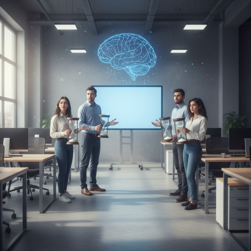 Illustration of Les employés gagnent jusqu'à une journée par semaine grâce à l'IA mais leur entreprise ne leur dit pas ce qu'ils doivent faire de ce temps gagné, selon cette étude