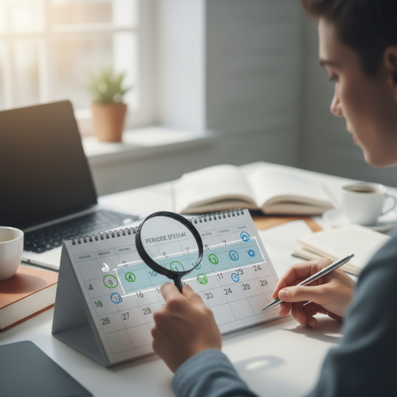 Illustration of Contrat de professionnalisation : comptabilisation des temps de formation dans la période d'essai - Centre Inffo