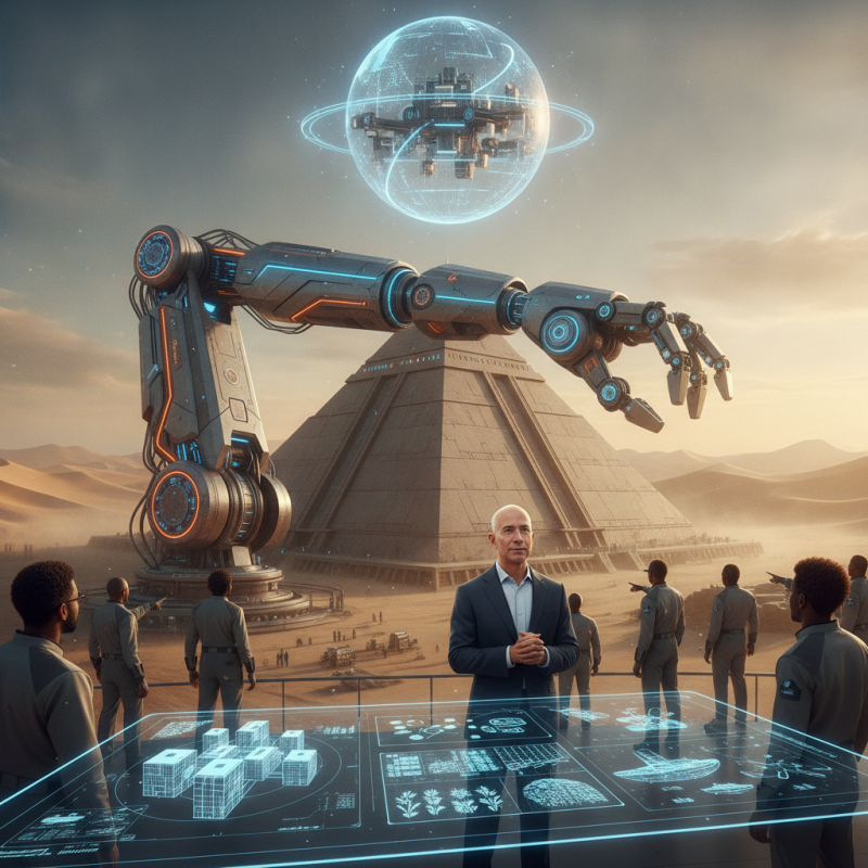 Illustration of Prométhée de Jeff Bezos lève 12 milliards de dollars pour construire un « ingénieur général artificiel » pour le monde physique